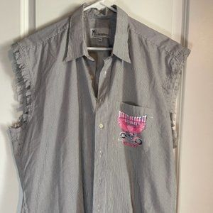 Mili Designs sleeveless button up